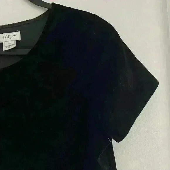 Jcrew velvet black tee - Picture 2 of 5
